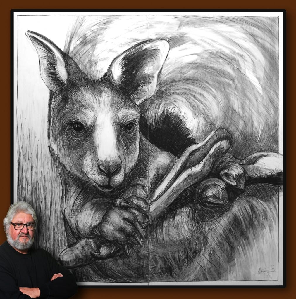 Drawing-of-Kangaroo-56-with Michael Chorney