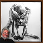 Drawing-of-Kangaroo-50-with Michael Chorney