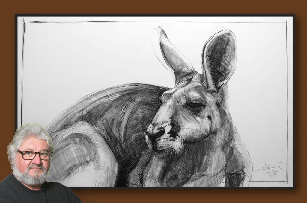 Portrait of Kangaroo 44 by Michael Chorney