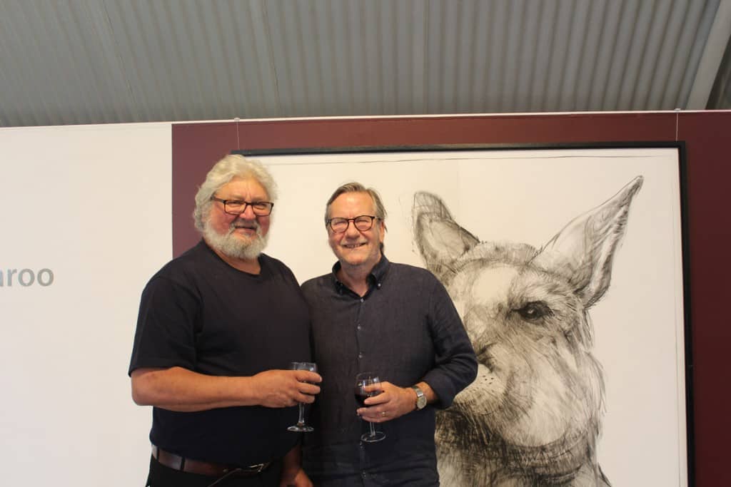 From the opening of Portrait of Kangaroo No. 4+1 photos courtesy of Alexandrina Council 2