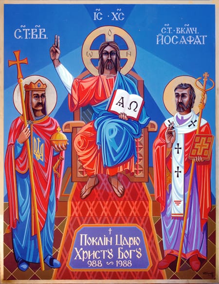 alter painting for Ukrainian Catholic Church Woolongong