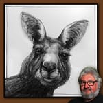Drawing-of-Kangaroo-48-with Michael Chorney