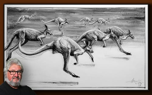 Drawing of Kangaroo No. 54