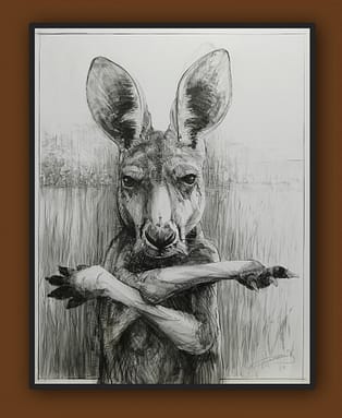 Drawing of Kangaroo No. 31